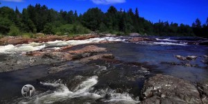 Ontario, Canada 2013 – Bells Falls Iron Bridge – River